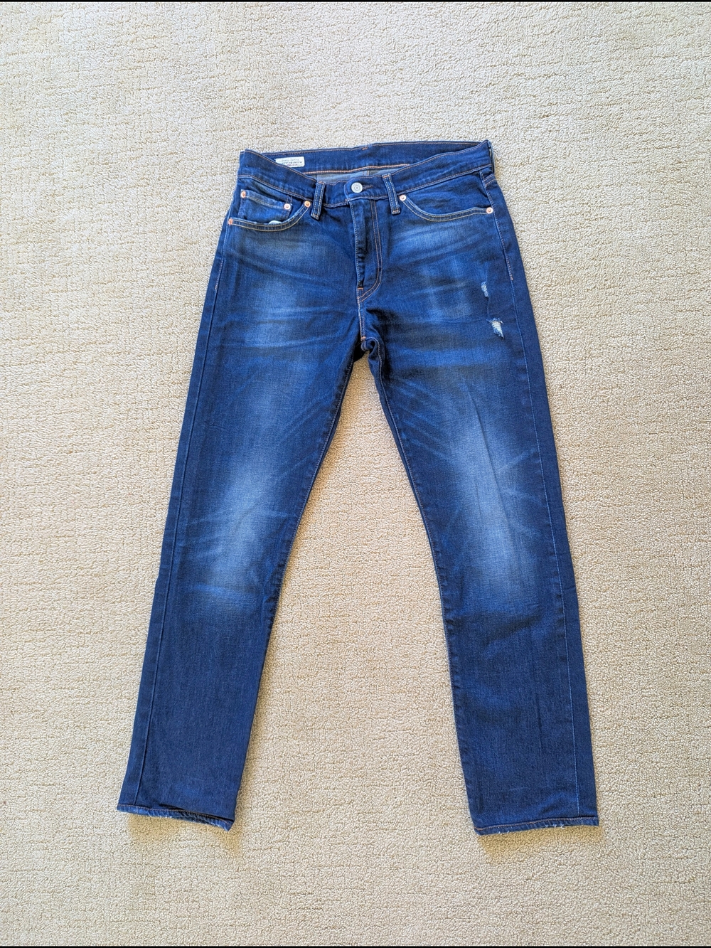 Levis Premium 511 Mens Jeans Blue W32xL34 Fit 32x29 Big E Stretch Denim Classic